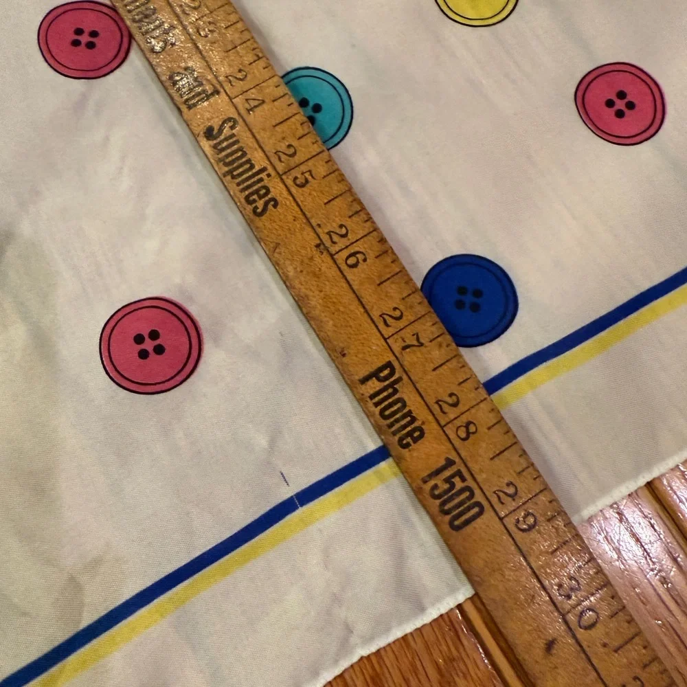 Colorful Polka Dot Button Scarf
